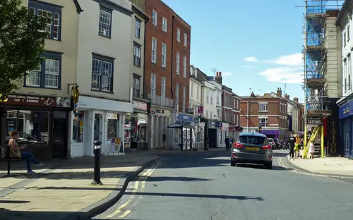 High Street in Abingdon