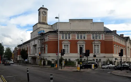Former town hall on Acton High Street