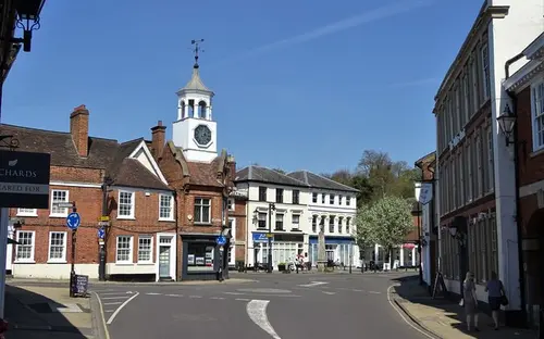 Market Place in Ampthill town centre
