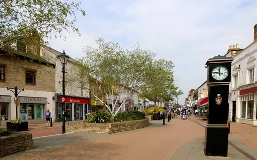 Sheep Street in Bicester town centre