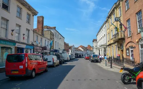 High Street in Bridgwater