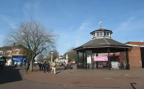 Town square in Cannock