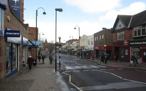 The centre of Chester-le-Street