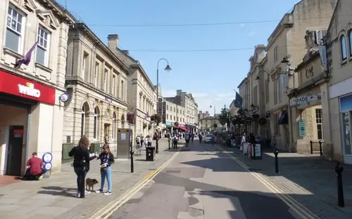 High Street in Chippenham