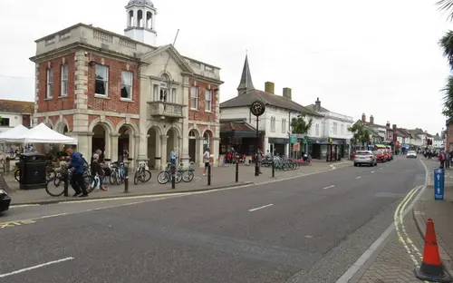 High Street in Christchurch