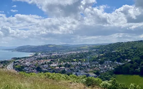 View over Colwyn Bay