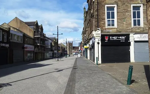 Main street in Consett
