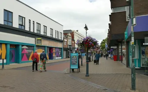 Market Street in Crewe