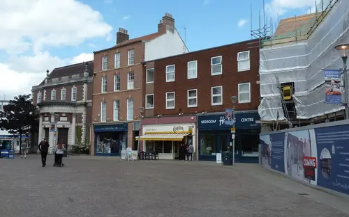 Market Place in Gainsborough