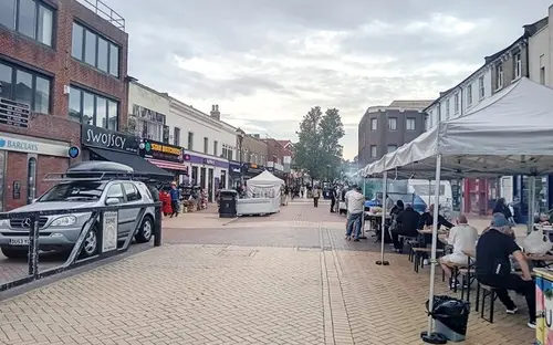High Street in Grays