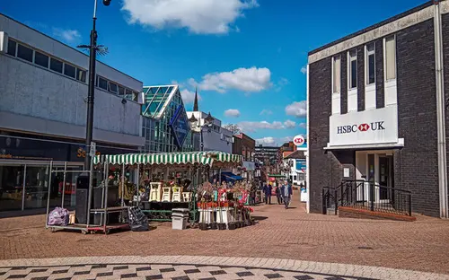 High Street in Halesowen