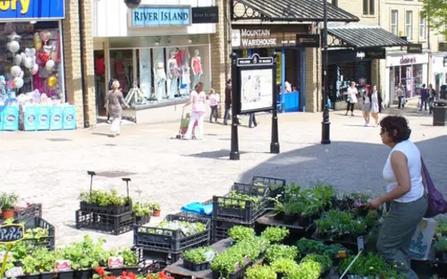 Street market in Halifax