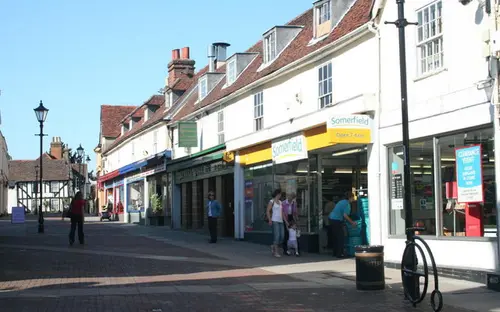 High Street in Old Harlow