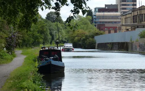 The Grand Union Canal in Hayes