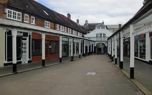 The Arcade in Hitchin town centre