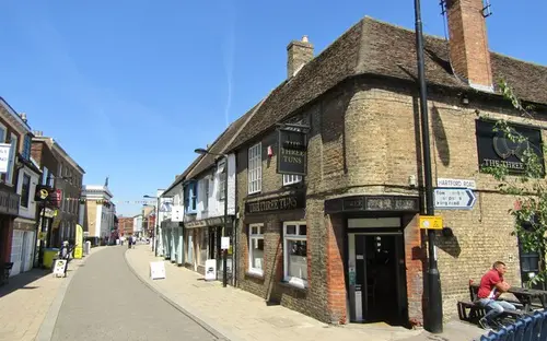 High Street in Huntingdon