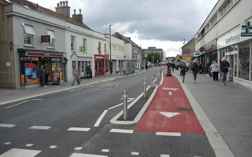 High Street in Keynsham