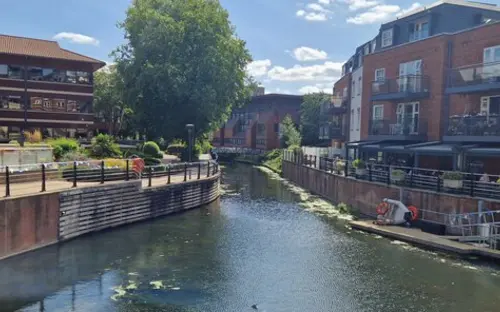 The York Stream in Maidenhead town centre