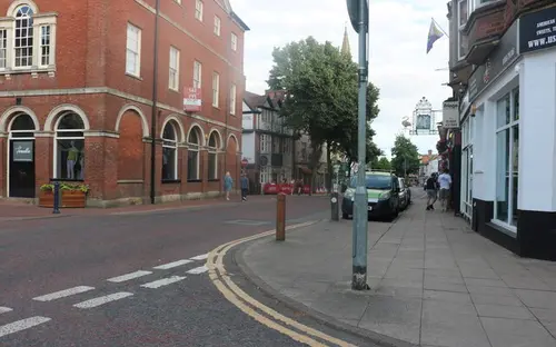 High Street in Market Harborough