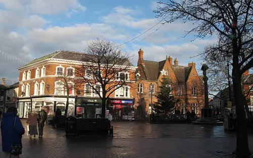 Town centre in Nantwich