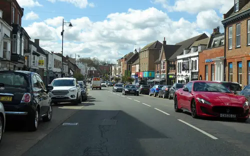 High Street in Newmarket