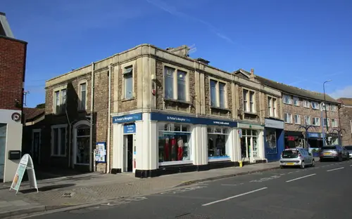Shops on the High Street in Portishead
