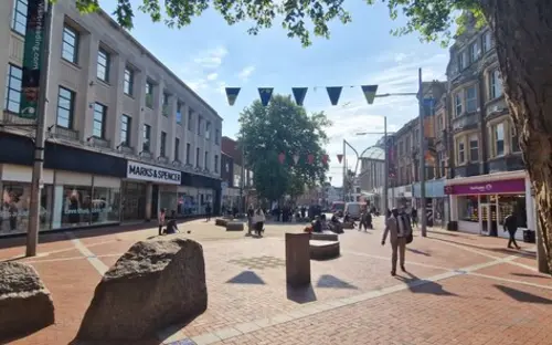 Broad Street in Reading town centre