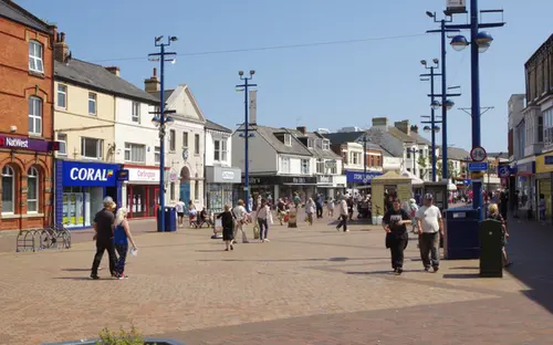 High Street East in Redcar