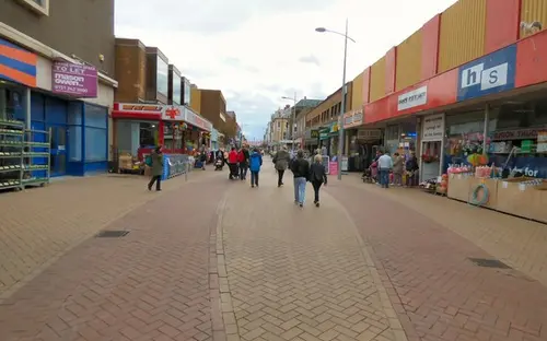High Street in Rhyl