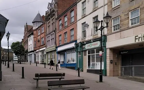 High Street in Rotherham