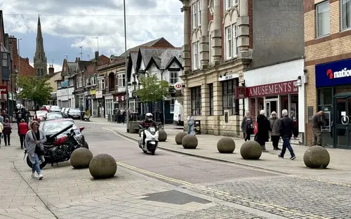 High Street in Rushden