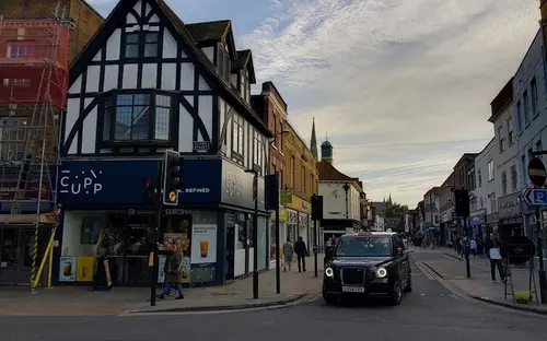 High Street in Salisbury