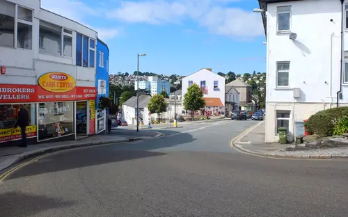Truro Road in St Austell