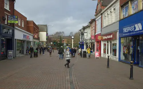 Gaolgate Street in Stafford