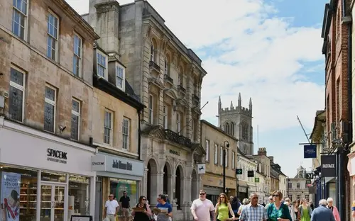 High Street in Stamford