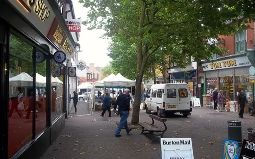 Market day in Swadlincote