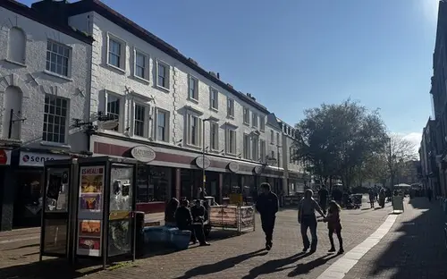 High Street in Taunton