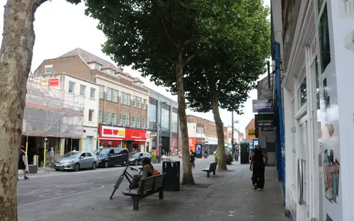 High Street in Watford town centre