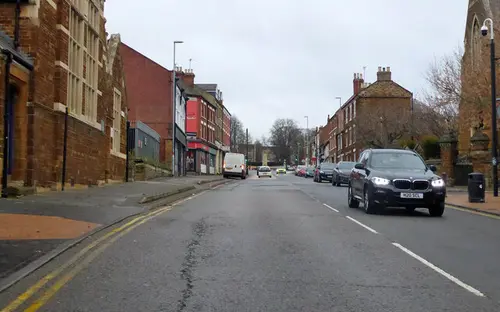 High Street in Wellingborough