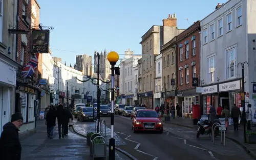 High Street in Wells
