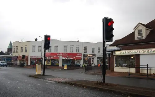 Town centre junction in Wickford
