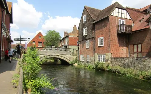 City Bridge over the River Itchen in Winchester