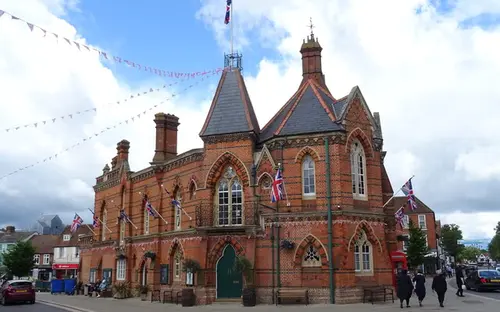 Wokingham Town Hall in the town centre