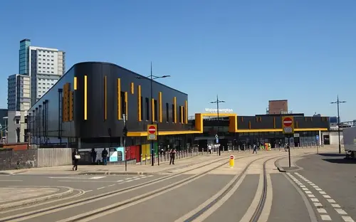 Wolverhampton station and tram stop