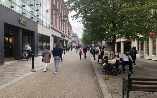 High Street in Worcester