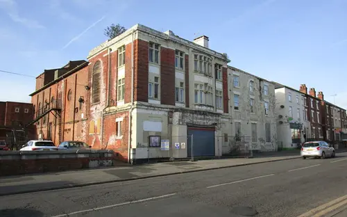 Town centre street in Worksop